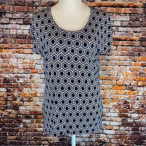 MICHAELMichaelKors HighLow Short Sleeve Top